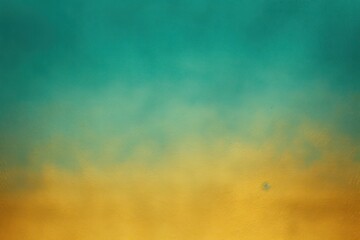 Obraz na płótnie Canvas Teal-Gold gradient background grainy noise texture