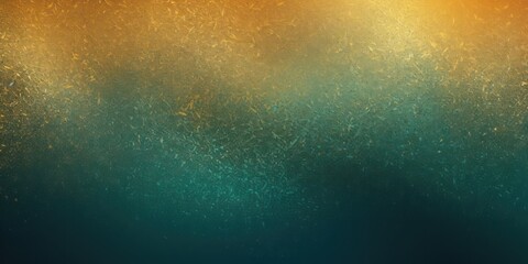 Teal-Gold gradient background grainy noise texture