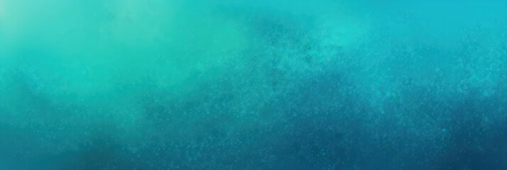Fototapeta na wymiar Turquoise Blue gradient background grainy noise texture 