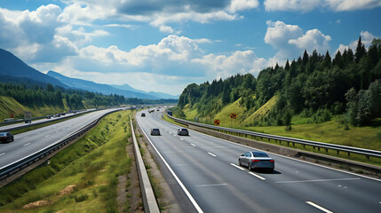 A High Speed Autobahn In Austria 