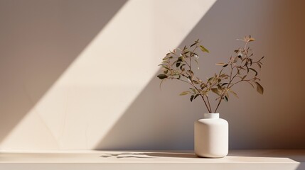 vase on the table