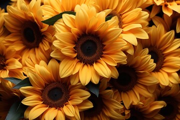 Sunflower celebrating diversity in unity, spring photography