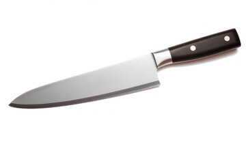 Chef kitchen knife isolated on white background