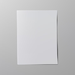 Stack Of Paper Sheets On Gray Table