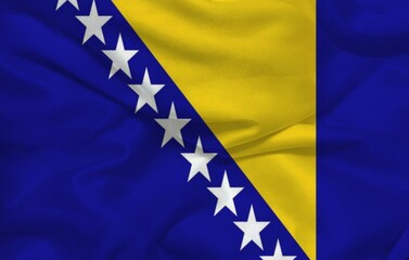 Bosnia and herzegovina 3d background flag