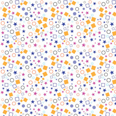 Colorful dots abstract textile seamless pattern background