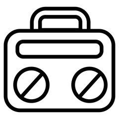 Fototapeta premium radio line