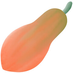 sweet orange ripe papaya