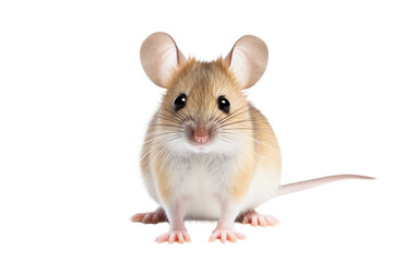 Mouse isolated on transparent background.