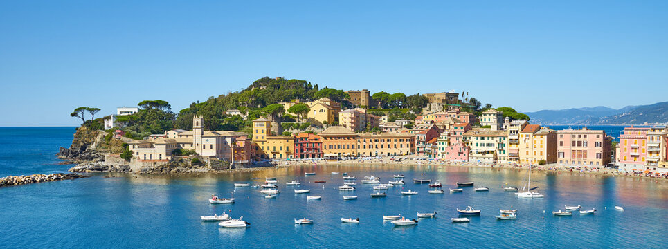Bay of Silence (Baia del silenzio) in Sestri Levante, Liguria, Italy