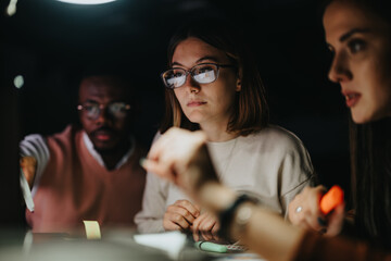 Late Night Collaboration for Business Growth.