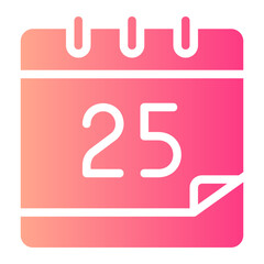 christmas day gradient icon