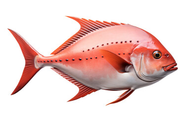 Opah fish isolated on transparent background.