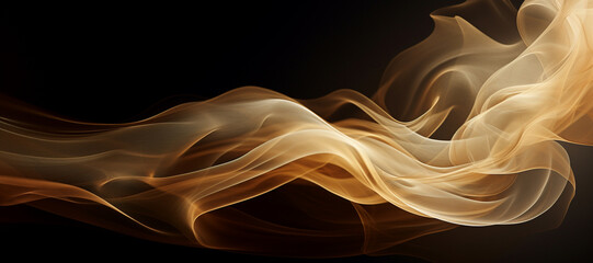 flare of fire on black, elegant background of fire flame