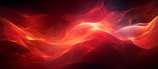 Abstract Background with Red Glowing Haze - obrazy, fototapety, plakaty