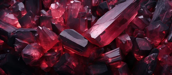 Poster Ruby stones, precious minerals © ART_ist