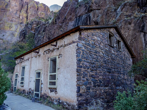 Abandoned building circa late 1800s from the Van Patten Mountain Camp, Dripping Springs Trail, Las Cruces, New Mexico