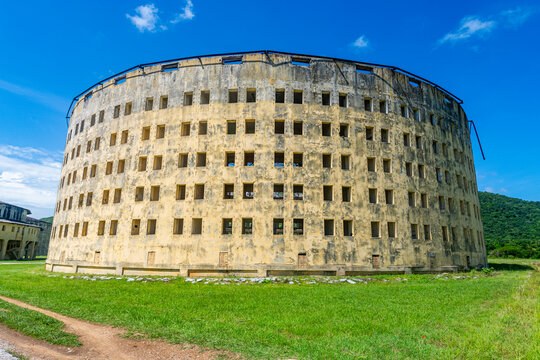 Presidio Modelo, model prison with panopticon design, Isla de la Juventud (Isle of Youth), Cuba, West Indies