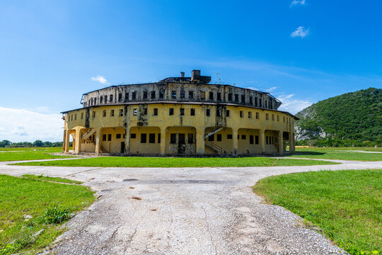 Presidio Modelo, model prison with panopticon design, Isla de la Juventud (Isle of Youth), Cuba, West Indies