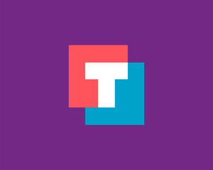 Letter T logo icon design template elements - obrazy, fototapety, plakaty