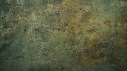 Brown green old concrete wall