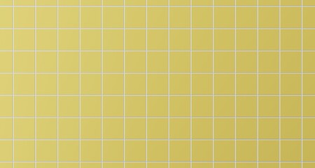 Yellow Square tiles wall background.