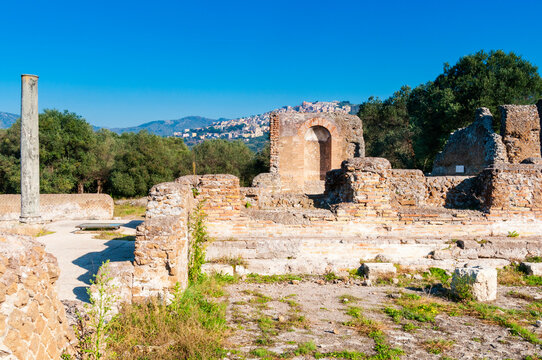 The Palace, Hadrian's Villa, UNESCO World Heritage Site, Tivoli, Province of Rome, Latium 