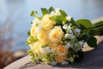 Symbolic Bouquet Of Flowers: Honoring Funeral Tributes, Remembrance, And Grief