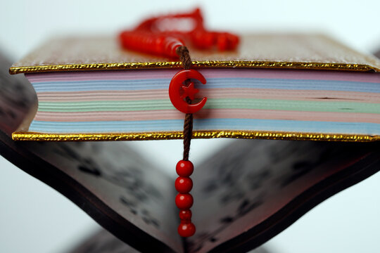 Quran and Tasbih (Muslim prayer beads), France