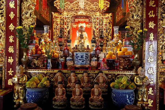 Quoc Tu Giam, The Temple of Literature, Hanoi, Vietnam, Indochina, Southeast Asia, Asia