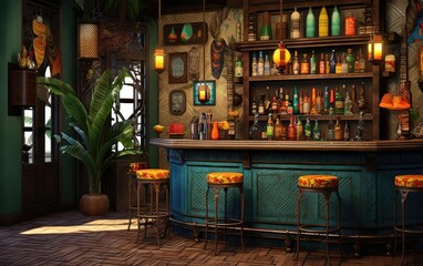 Beautiful and modern Bar, amazing design