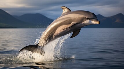 dolphin jumping out of water