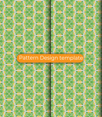 Set of floral design elements. Seamless patterns, seamless borders, circle frame. Beautiful for any plain and chic elegance designs. Vector illustration.