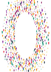 Yellow Foliage Vector White Background. Orange Leaf Nature Backdrop. Botany Confetti Texture. Colorful Foliage Illustration.