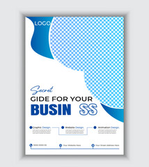 Corporate Business Conference poster and flyer design layout template in A4 size. Professional business poster design for agency workshop and online learning.