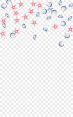 Ultramarine Snail Background Transparent Vector. Scallop Cute Set. Collection Illustration. Navy Oyster Watercolor Textile Card. Red Shellfish.