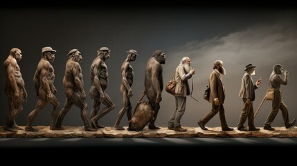 Humna Evolution, primate passage anthropological 