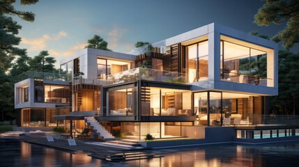 Fototapeta premium house country