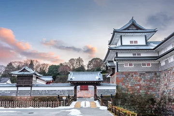 Fotobehang Kanazawa, Japan at Kanazawa Castle © SeanPavonePhoto