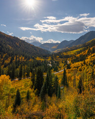Epic Colorado Mountain Views with Peak Fall Colors