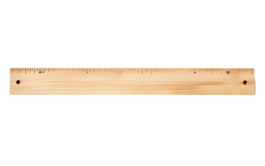 Classic Wooden Gauge On Transparent Background