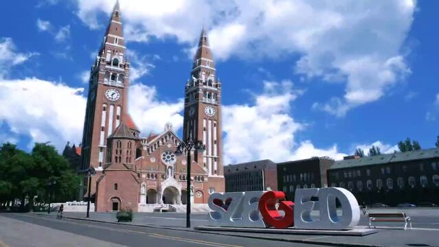 Szeged in Hungary - the timelapse