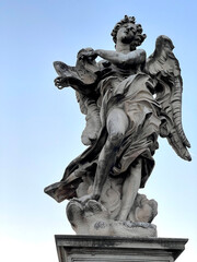 Graceful sculpture in Rome, a timeless masterpiece blending artistry with historic charm
