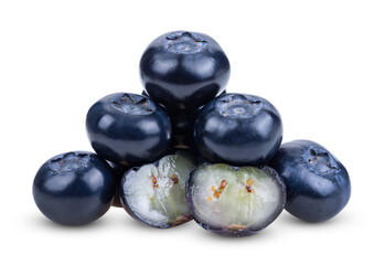 blueberry isolated on white background