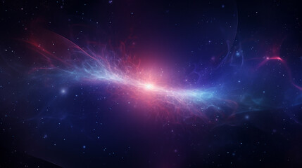 galaxy theme with abstract light glow technology illustration