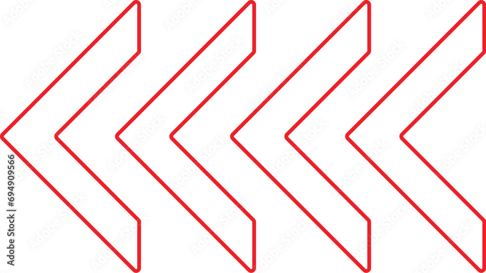 Poster Lefr arrows Arrows Line Red.. See my portfolio for more color or design images.