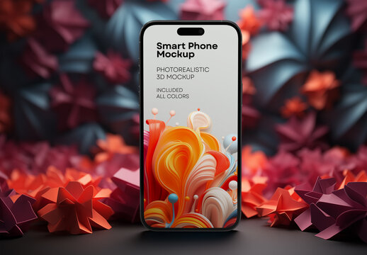 Phone Mockup Generated With AI