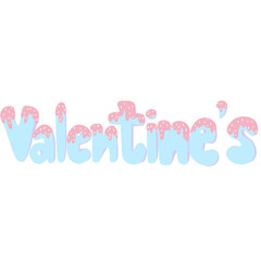 Valentines Sweet words doodle, hand drawn 