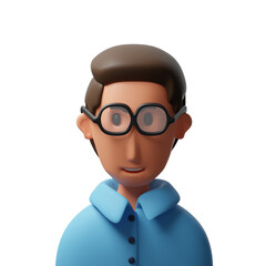 Man 3d illustration
