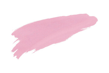 Pink watercolor background. Artistic hand paint. Isolated on transparent background.